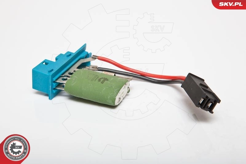 Resistor, interior blower